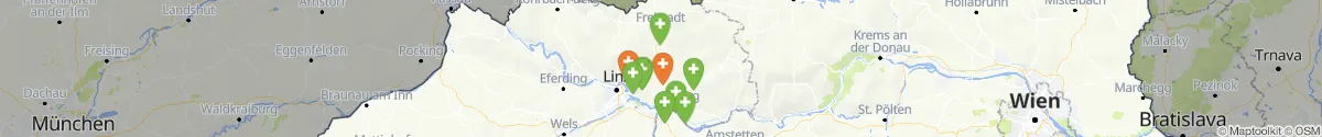 Map view for Pharmacies emergency services nearby Liebenau (Freistadt, Oberösterreich)